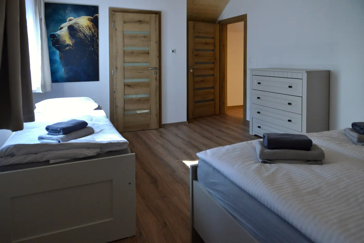 Spálňa v Chalet Björn